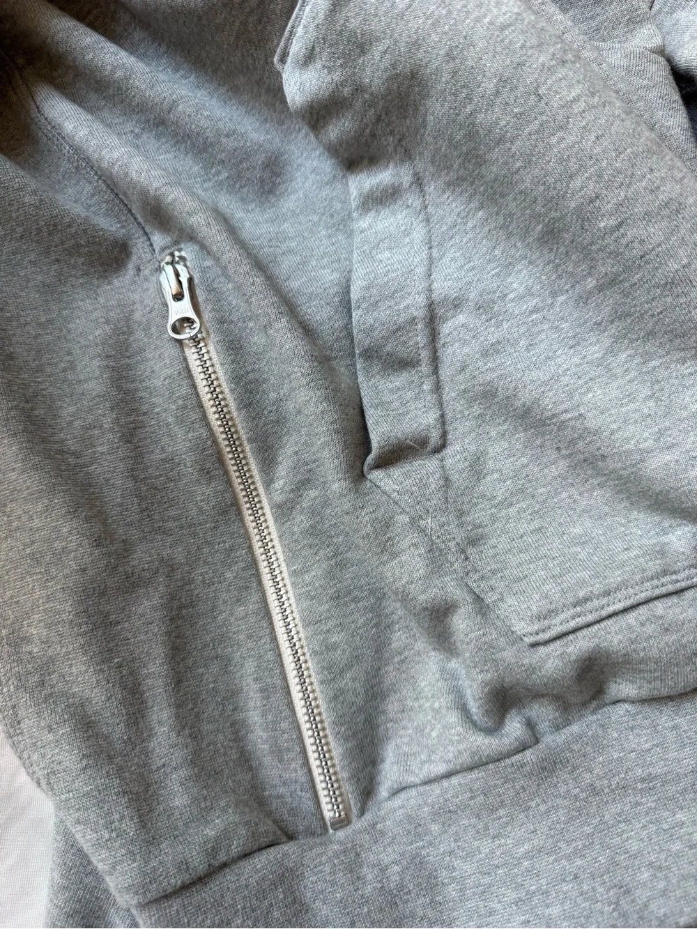 Nike Gray Hooded Pullover Sweatshirt